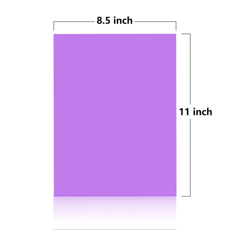 FFNIU Colored Overlays for Dyslexia, 8 Pcs Dyslexia Tools for Kids, Dyslexia Reading Strips, Colored Transparency Sheets for Early Readers, ADHD and Visual Stress, 11IN x 8.5IN - Image 5